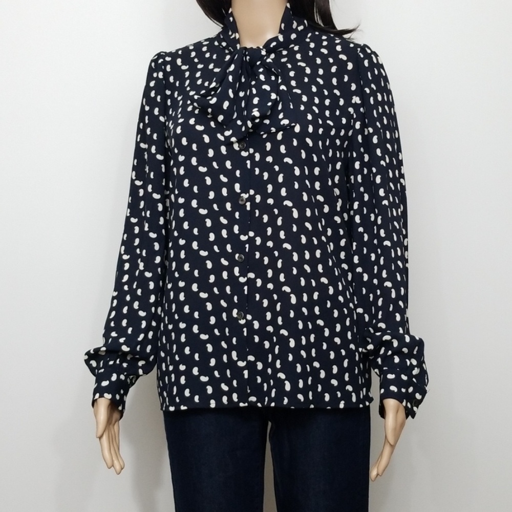 Bow tie blouse